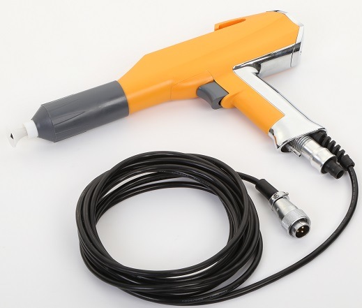 Portable Electrostatic Powder Coating Coat Spray Gun with Small Hopper