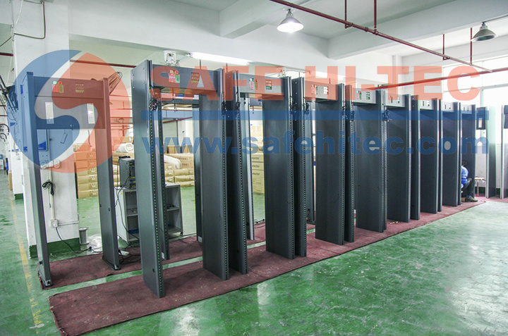 High Sensitive Walkthrough Metal Detector 6 Zones Arch Metal Detector Door SA-IIIC