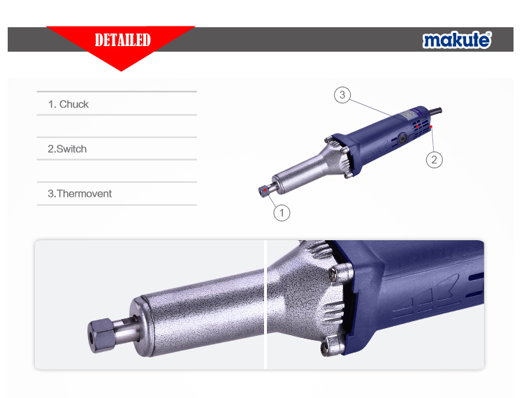 Makute Power Tool of Mini Die Grinder with Ce (DG004)