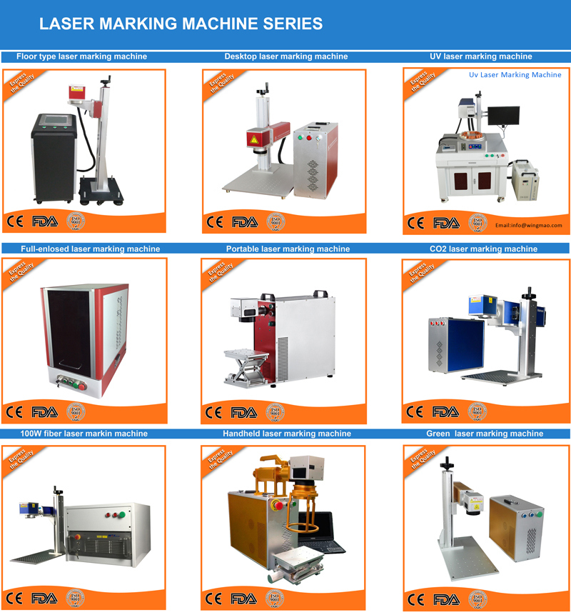 YAG Serial Number 10W 20W 30W Fiber Laser Marking Machine