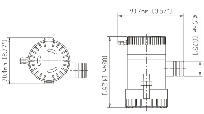 12V China Submersible Water Pump Price List for Sale