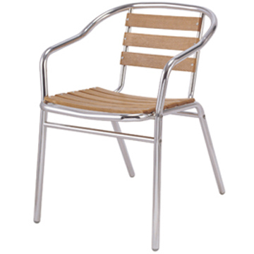 Outdoor Aluminum Wooden Chair (DC-06312)