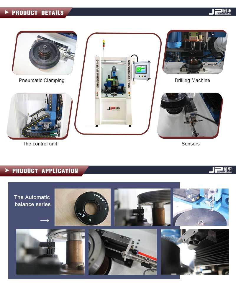 Automatic Drilling Balancing Machines with Correction for Disc Shape Rotor