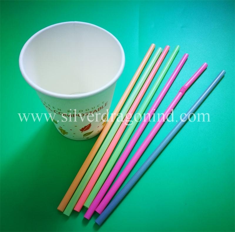 Compostable PLA Straw, Eco Friendly Plasitc Disposable Sucker