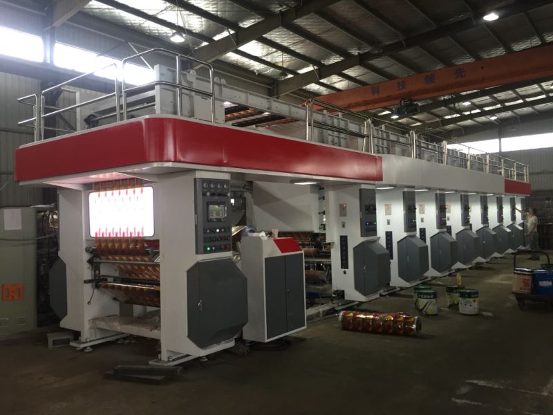 Plastic Film Rotogravure Printing Machine with New Design