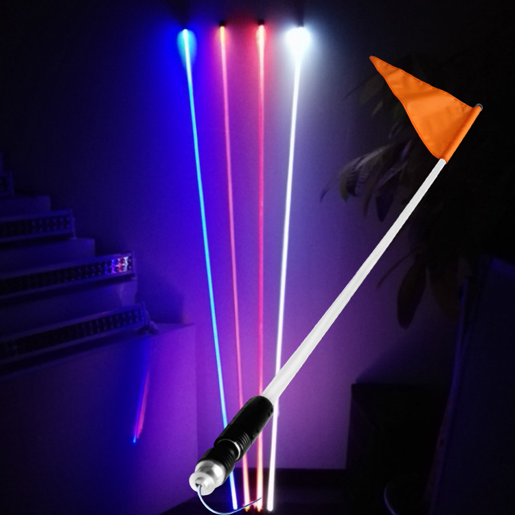 4 Foot Quick Release ATV UTV LED Light Whip LED Flag - 6 Colors Available