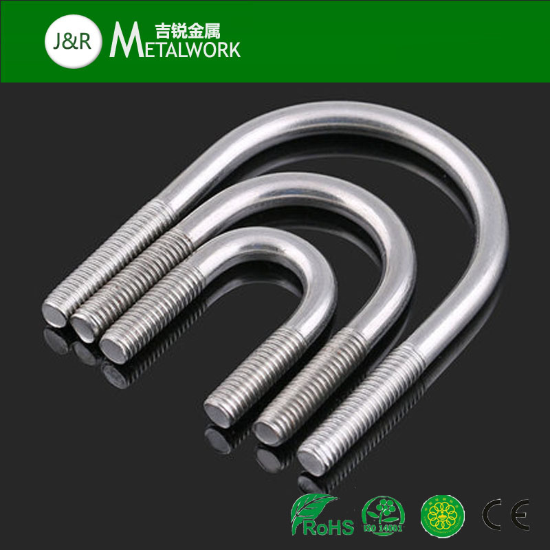 M20 SS304 SS316 Stainless Steel U Bolt DIN3570