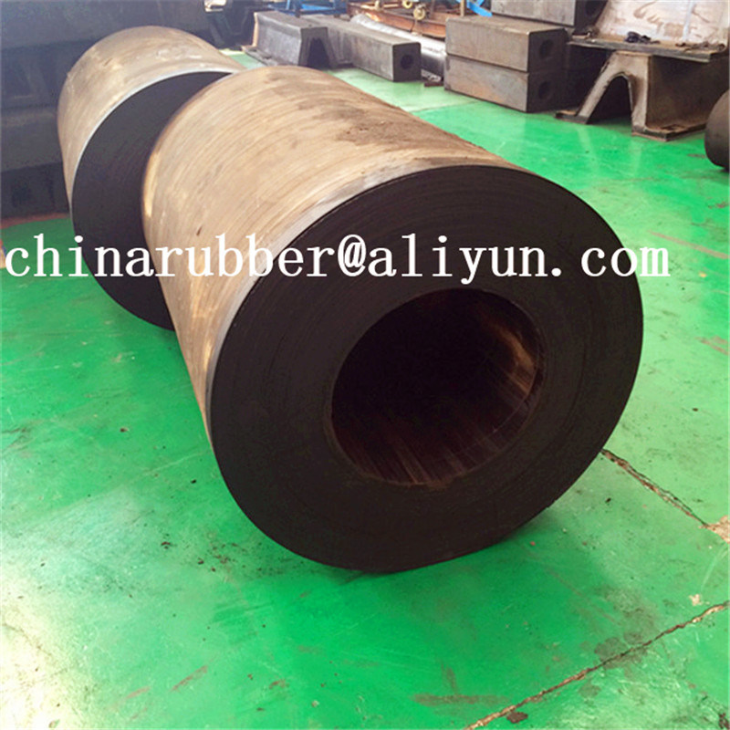 Roller Wheel Type Marine Rubber Fender Drum Rudder Fendering for Dock