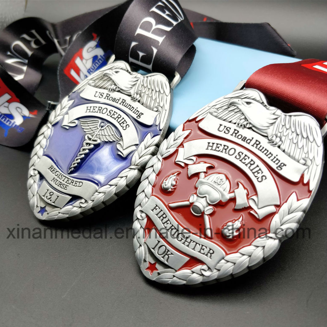 Zinc Alloy Metal Sports Medal Commemorative Medal Produced by China Medal Factory