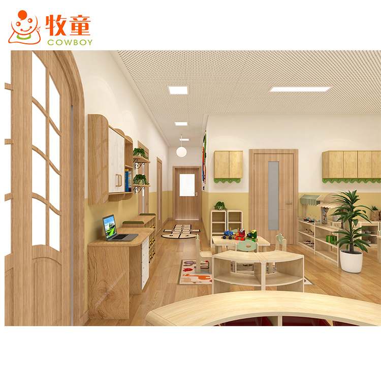 Pre School Classroom Plywood Children Furniture Supplier From Guangzhou