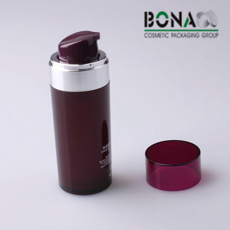 30ml 50ml Wide and Fat Double Wall Quality Airless Pump Bottle for Cream Cosmetic Airless Bottle