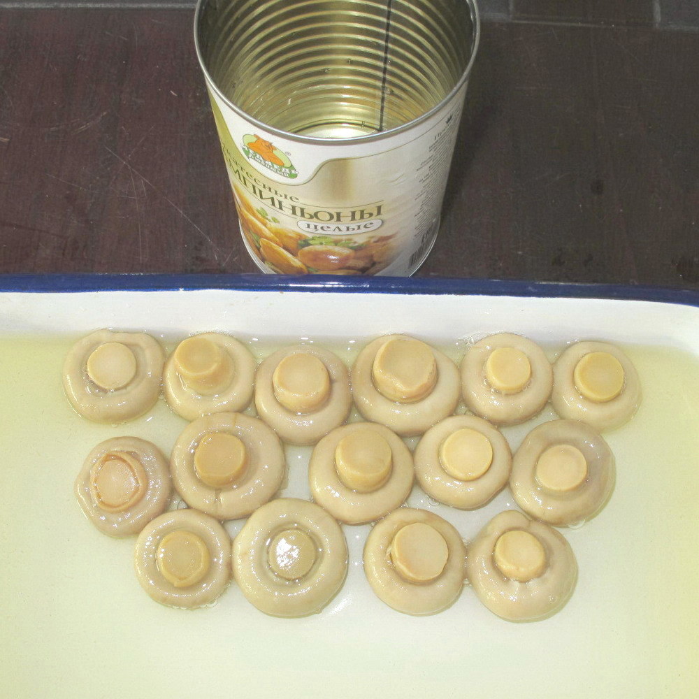 China Canned Fresh Whole Mushroom in 425g Eol