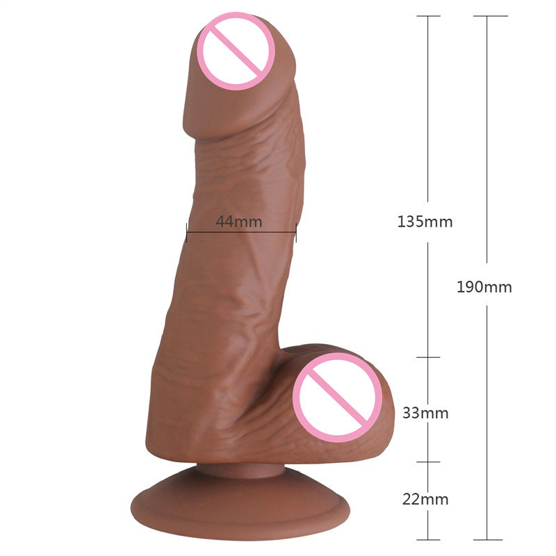 Huge Realistic Vibrator Rechargeable Sex Toy Anal Penis Dildo