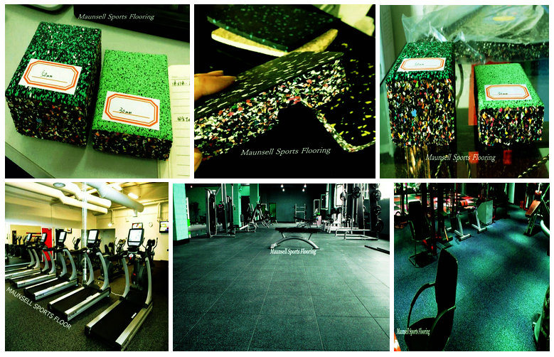 Gym Clue Weight Room Used Rubber/EPDM Tile / Flooring