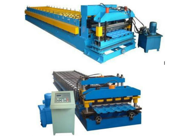 Corrugated PPGI Roofing Sheet Building Material Roll Forming Machine