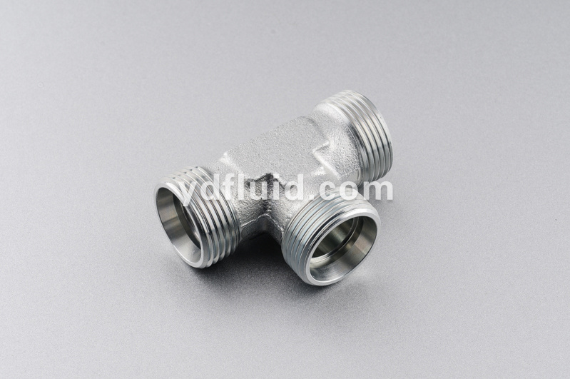 Carbon Steel Swagelok Standard Hydraulic Pipe Fitting Union Tee