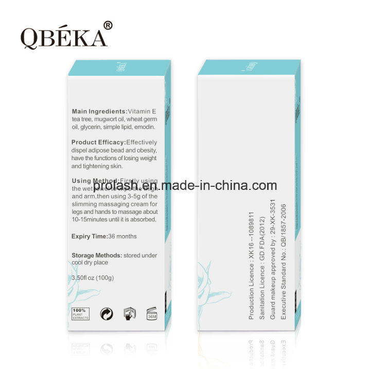 Cosmetic Effective Slimming Massaging Cream for Legs and Hands