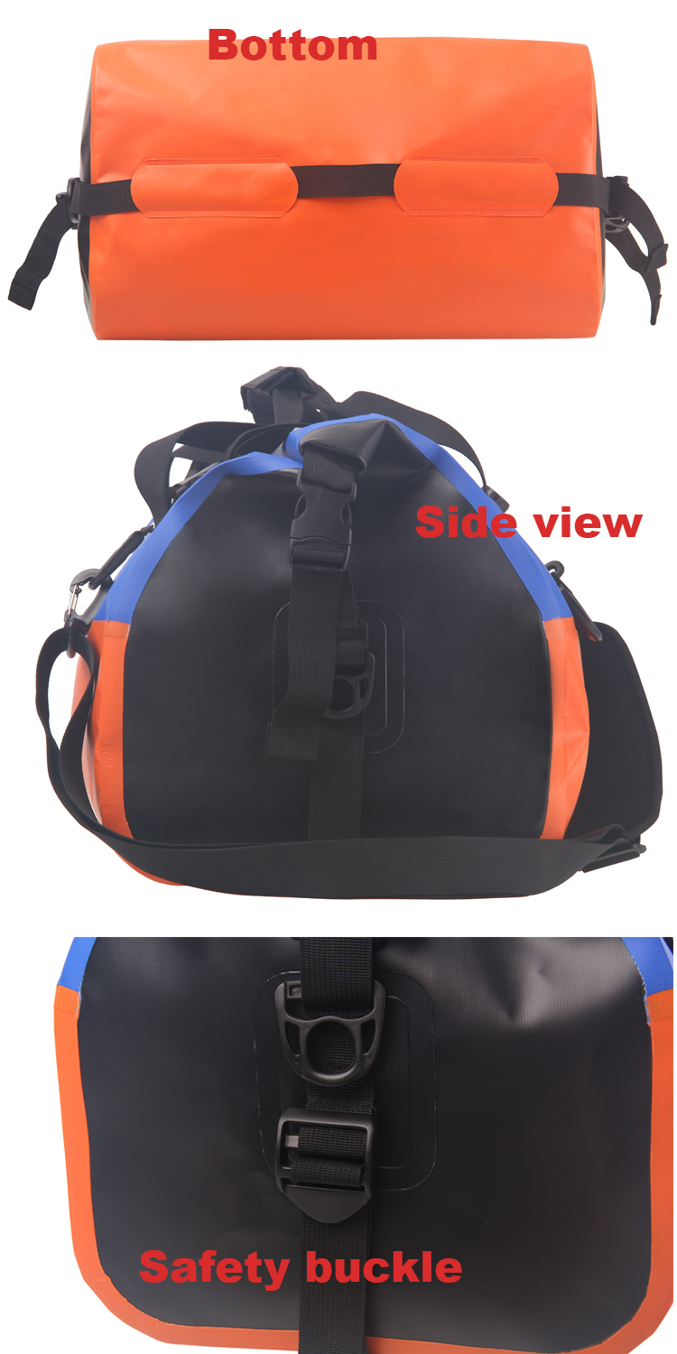 PVC Waterproof Duffel Bag Handle Bag Travel Bag with Welded Seams