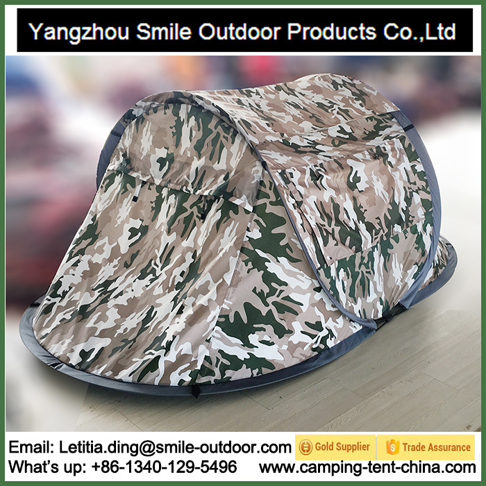 Modern Design Camouflage Camping One Minute Pop up Tent