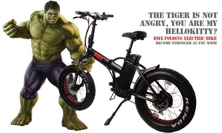 Fantas BMX Hulk 36V250W 20inches Mini Fat Tyre Electric Bicycle
