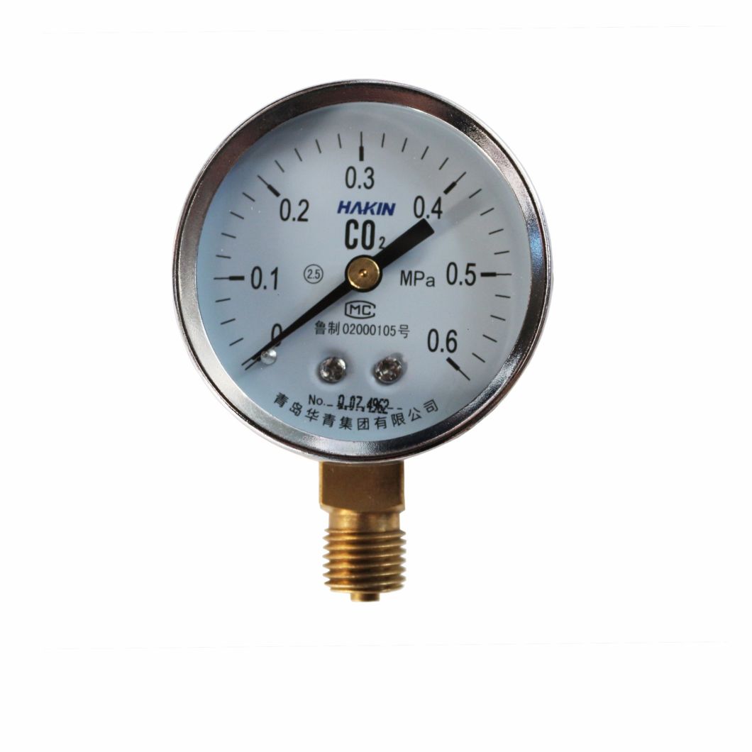 High Quality Pressure Gauge for Carbon Dioxide