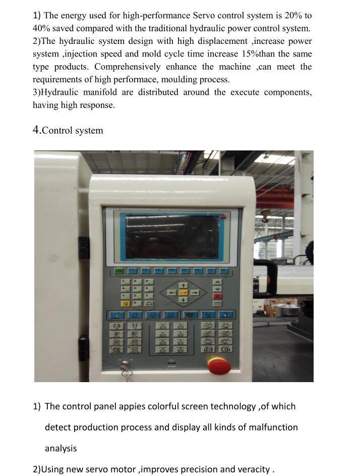 150t Servo Precise High Quality Injection Molding Machine