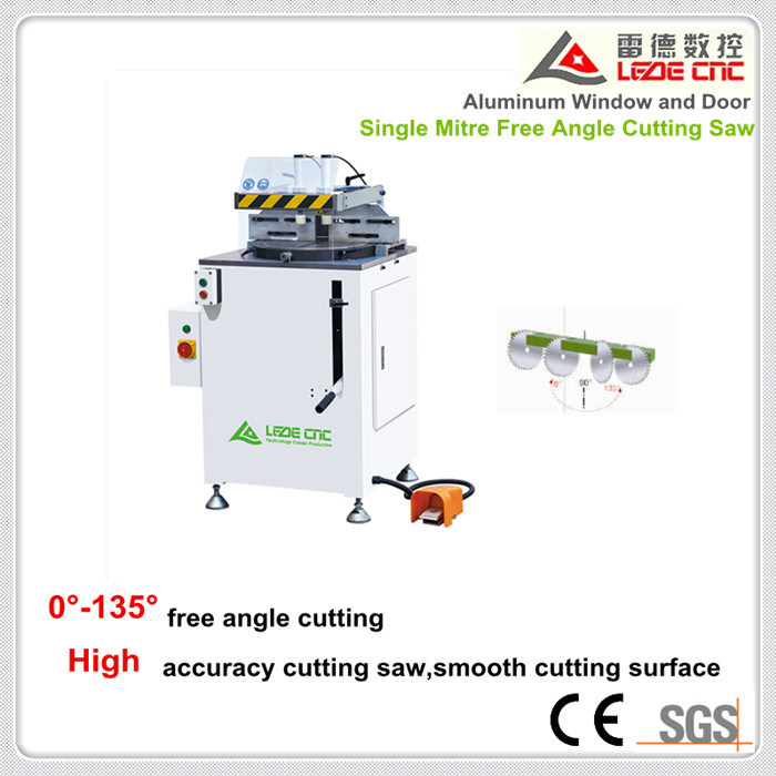 Aluminum Window Machine Window and Door Single Mitre Free Angle Cutting Saw