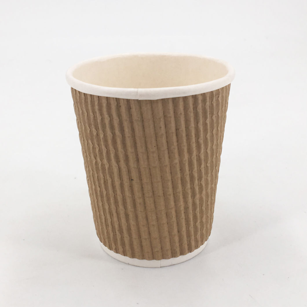 Disposable Biodegrade Cold Hot Double Walled Insulation Coffee Paper Cup, Hot Drink
