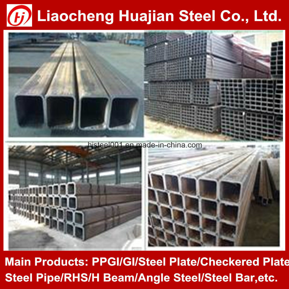 Black Welded Round Square and Rectangular Steel Tube in Different Sizes