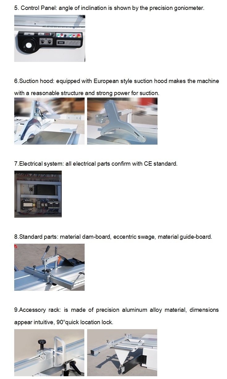 Big Sale Panel Saw Rtj45A 3200mm Table Bandsaw Blade 400mm 5.5kw Motor Sliding Panel Saw