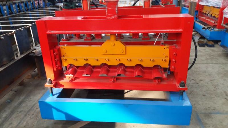 1100 Type Glazed Step Tile Roofing Panel Roll Forming Machine