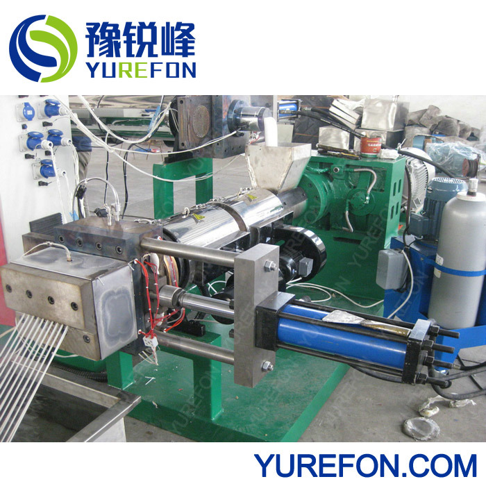 Double Stage Plastic Extruder for PP PE Film Granulating Machine