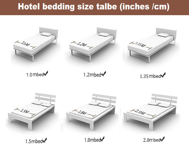 Hot Sale Hotel Linen Double Customized Hotel Bedding