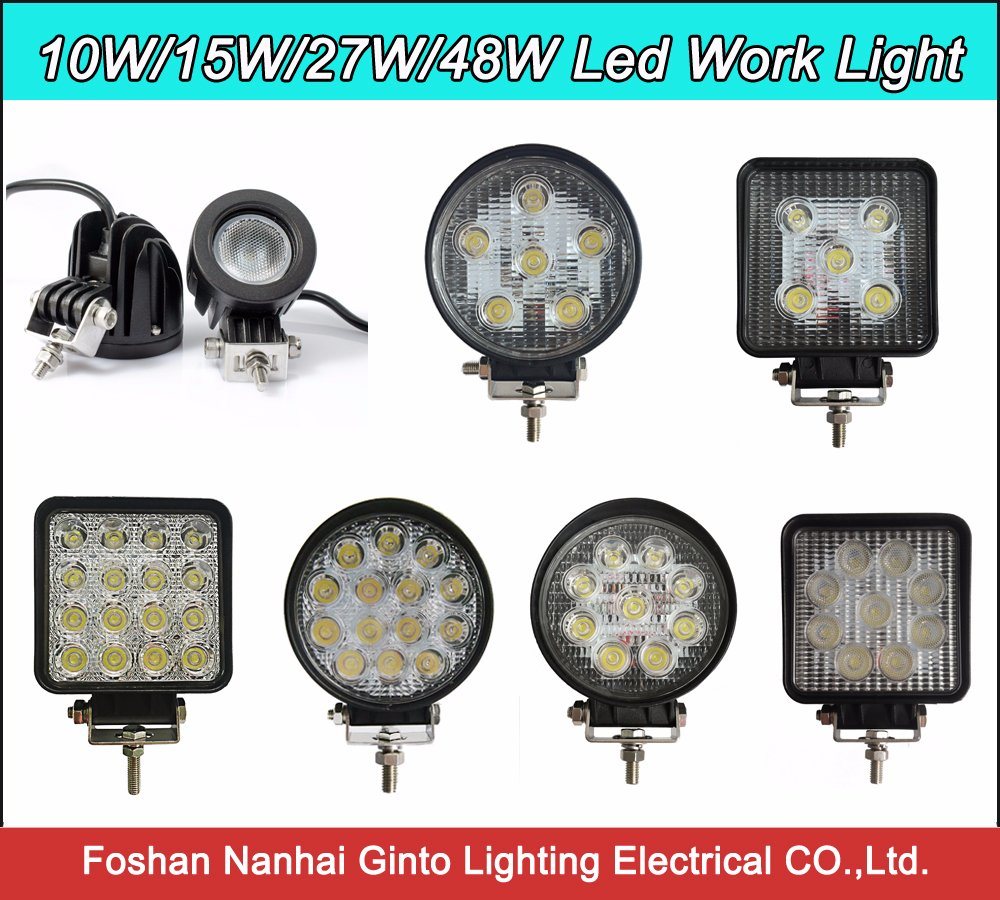 12V/24V E-MARK Machine LED Work Light for Car/Trucks/Bulldozer/Mining