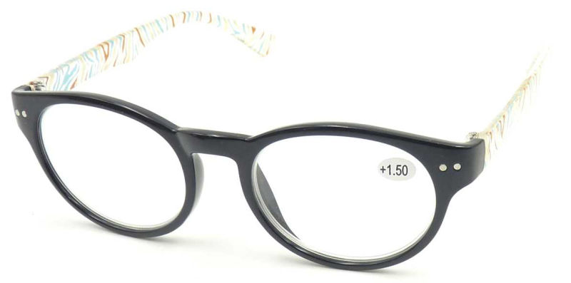 R17033 Big Round Frame Classical Reading Glass with FDA