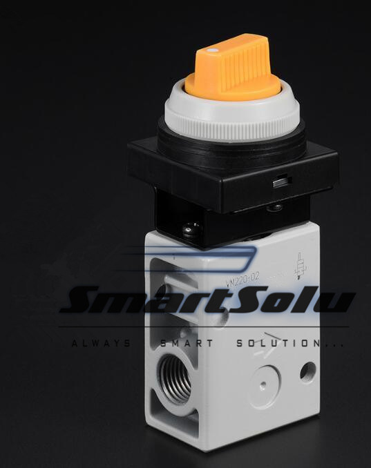 SMC Type Pneumatic Switch Button Type Mechanical Manual Valve Vm220-02-34ra