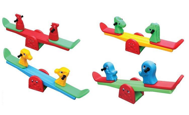 Indoor Playground Children Toy Plastic Seesaw Rocking Horse