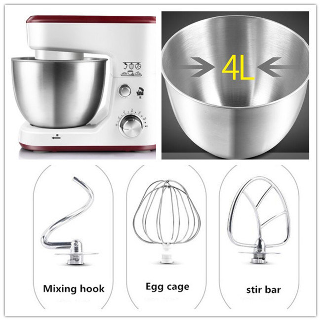 Food Stand Mixer Multifunctional Dough Kneader Egg Mixing Mini Stand Mixer