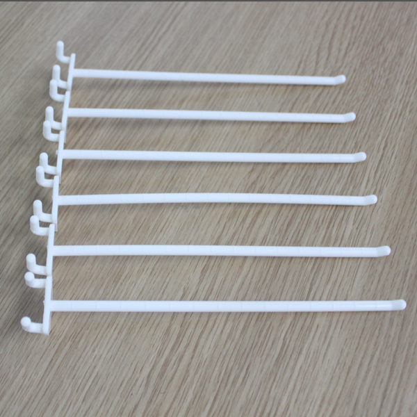 Supermarket Single Wire Plastic Pegboard Hook for Display