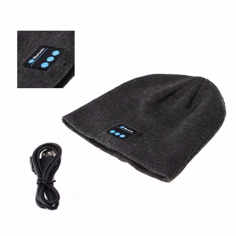 Wholesale Wool Knitted Beanie with Bluetooth Custom Logo