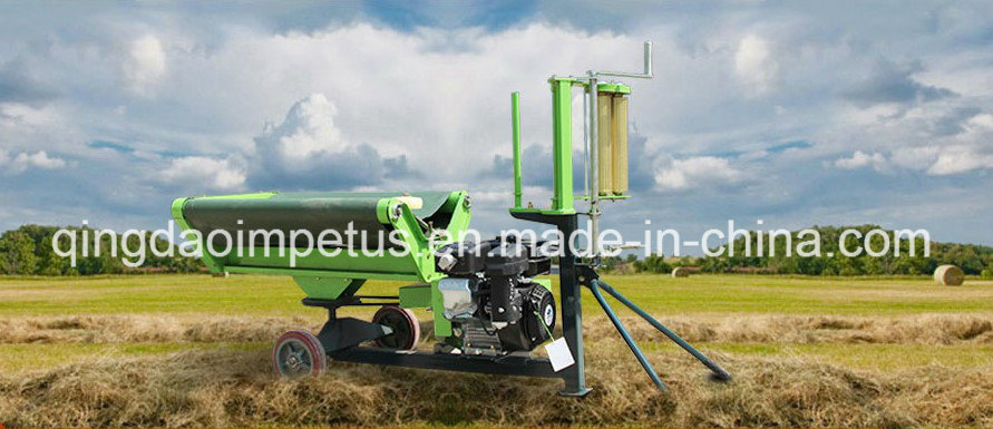 Factory Direct Price Round Hay Baler with Twine Wrap