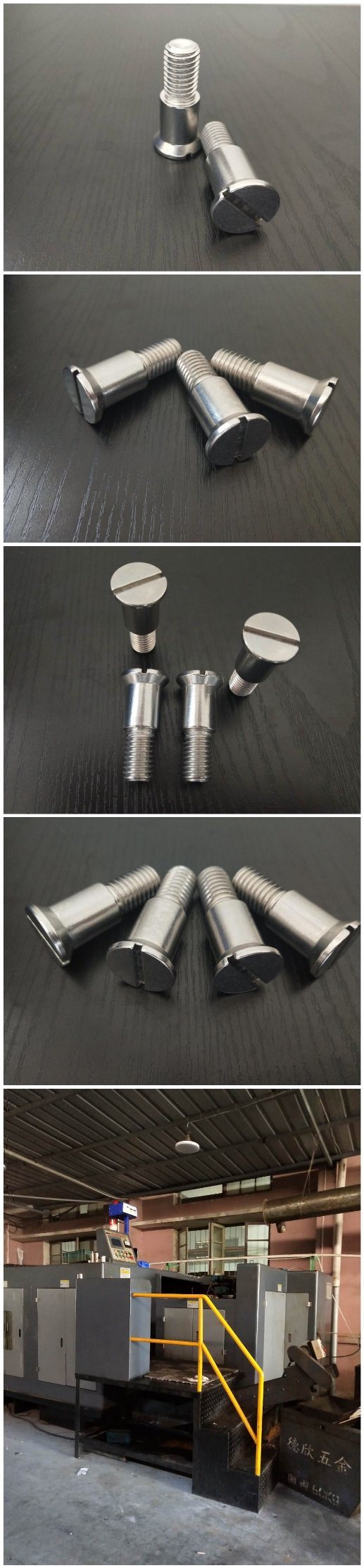 Customized Cheese Slotted Machine Screw in Stainless Steel