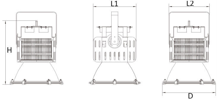 100W LED High Bay Spot Light for Factory Store Lighting