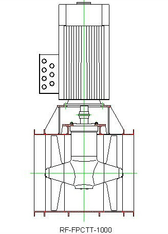 Marine 4 Blades Alloy Lateral Thruster with Contra-Rotating Propellers