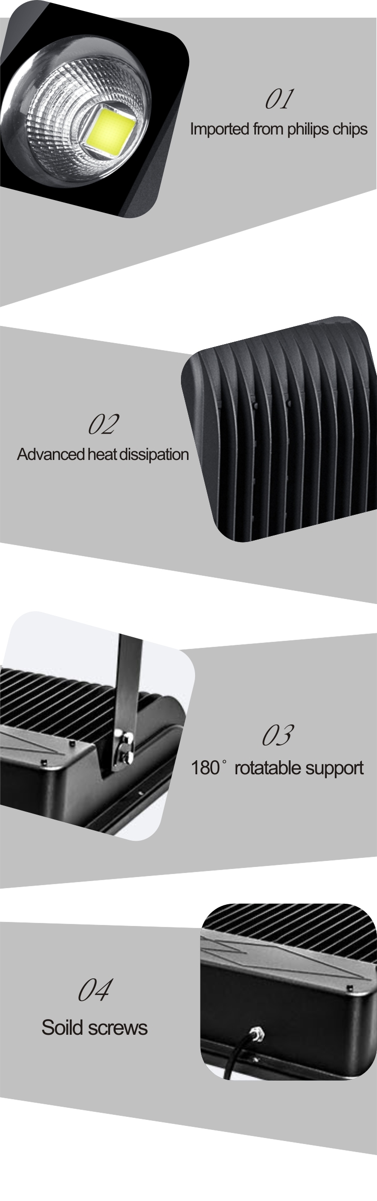 High Power Waterproof Outdoor IP66 LED Flood Light