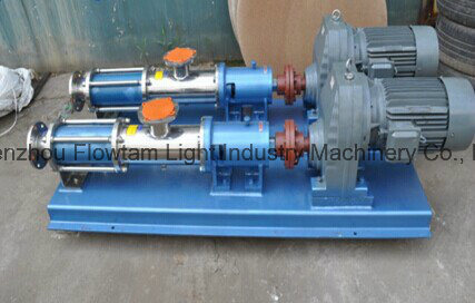 Sanitary Stainless Steel Syrup Single Screw Pump