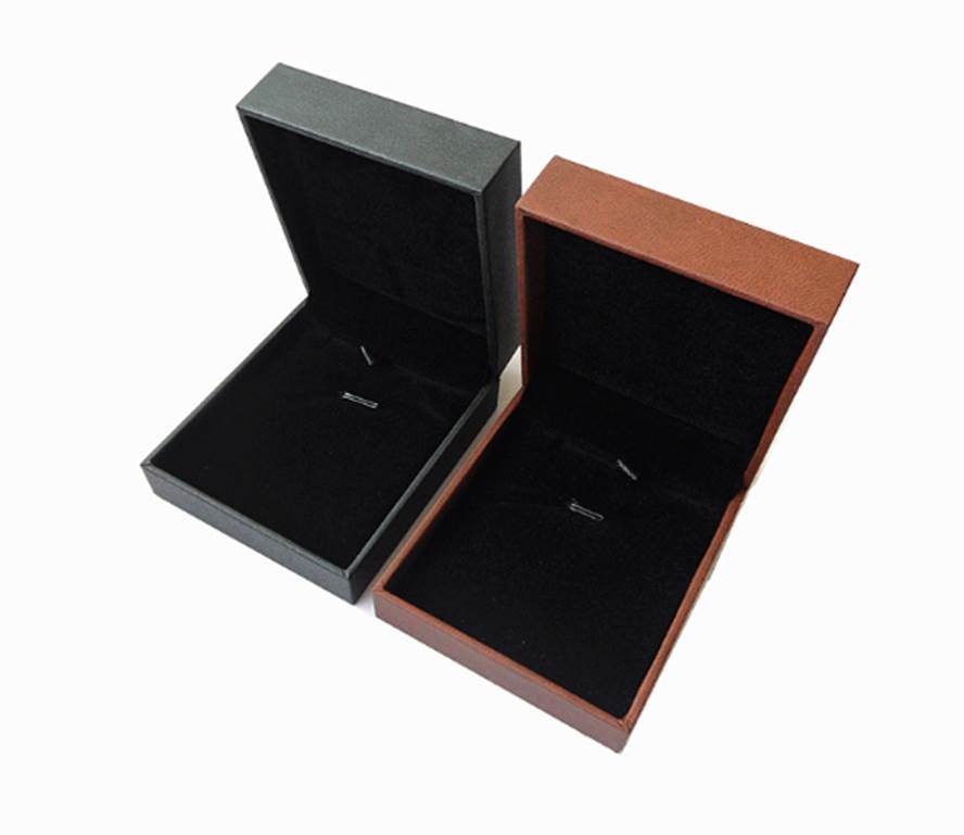 High Grad Flocked Cloth Handmade Jewellery Box Packaging Jewelry Box Case