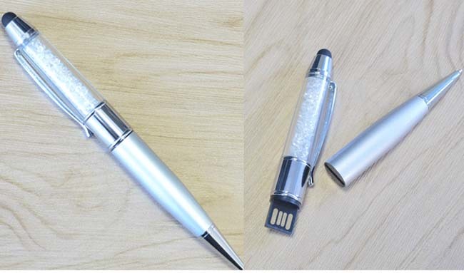 Pen Shape Custom USB Flash Drive Metal USB