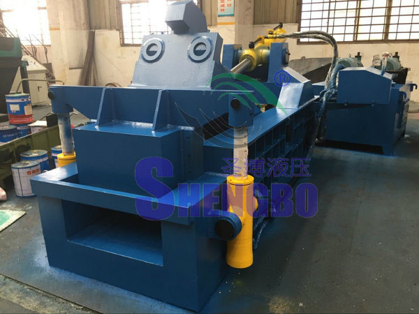 Hydraulic Metal Shavings Compactor (factory)