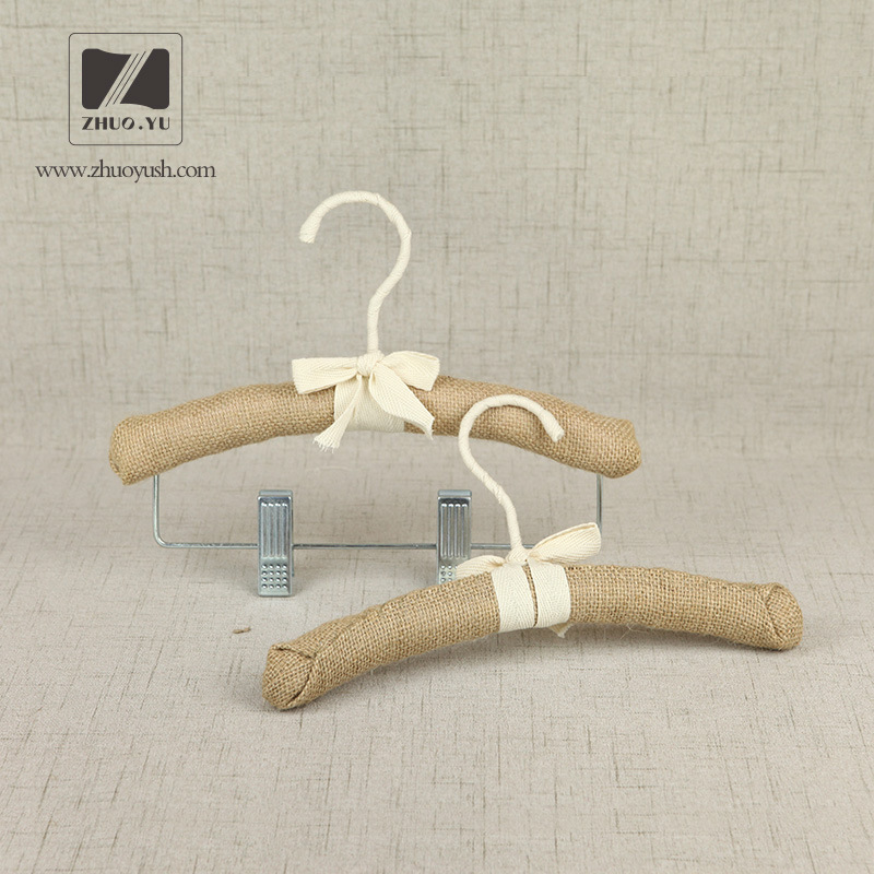 Natural Linen Padded Cloth / Coat Hanger for Children